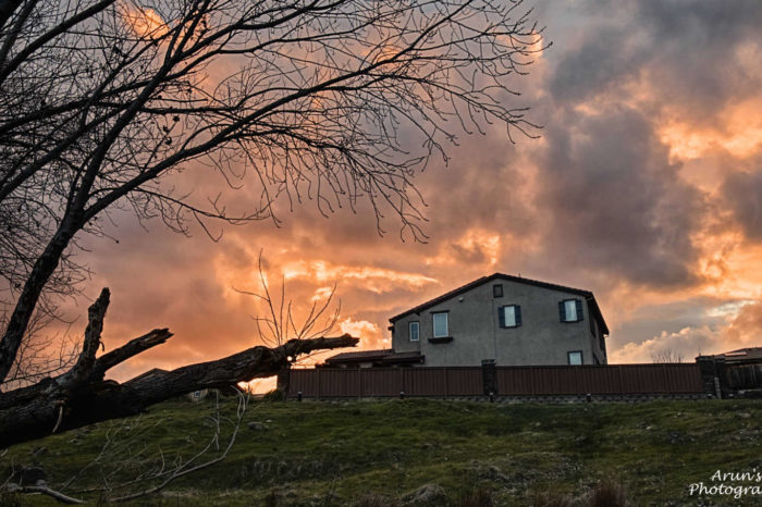 Sunset at Ditch, Rocklin